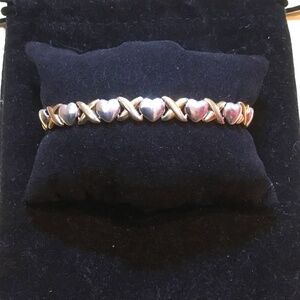 Silver 925 NF Heart -X Bracelet